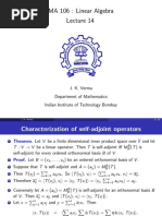 MA 106: Linear Algebra: J. K. Verma Department of Mathematics Indian Institute of Technology Bombay