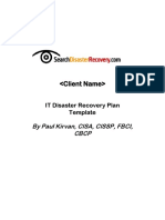 ITPol - A135-Disaster Recovery Plan Example 2