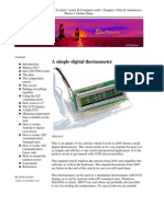 A Simple Digital Thermometer: Content