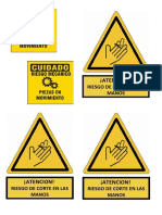 Pictograma de Seguridad - Maquina de Molido