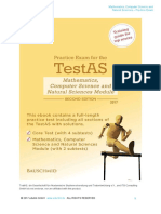 Practice Test TestAS Math ComputerScience NaturalSciences Module Look Inside