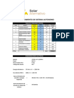 Dimensionamiento de Sistema Autonomo