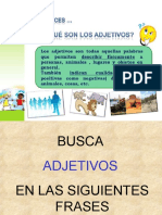 Adjetivo Actividad 3°