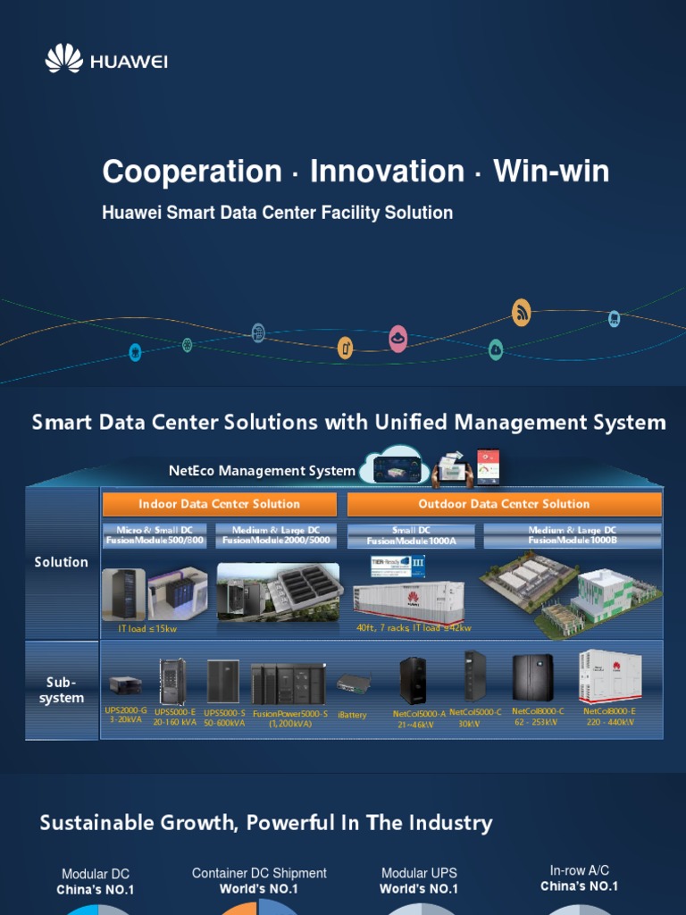 Huawei FM2000 Smart Modular DC Solutions | PDF | Data Center | Cable ...
