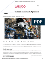 Distribución de La Industria en El Mundo. Aprende en Casa III - Unión Jalisco