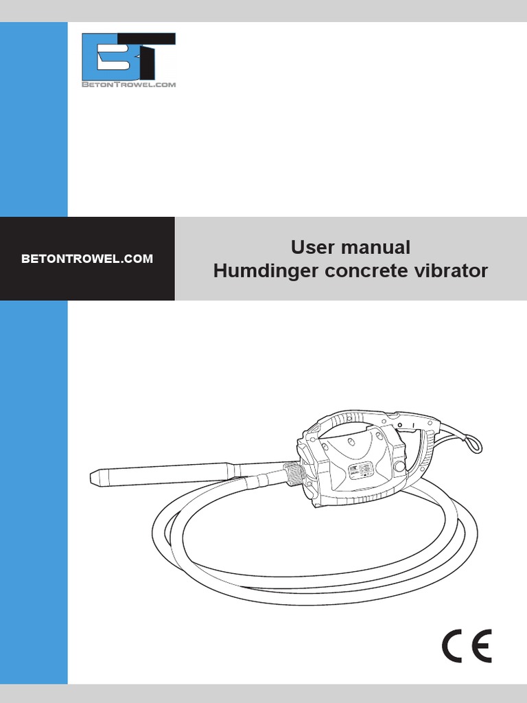 Manual-Humdinger Concrete Vibrator 20151126 UK | PDF | Electric Motor ...