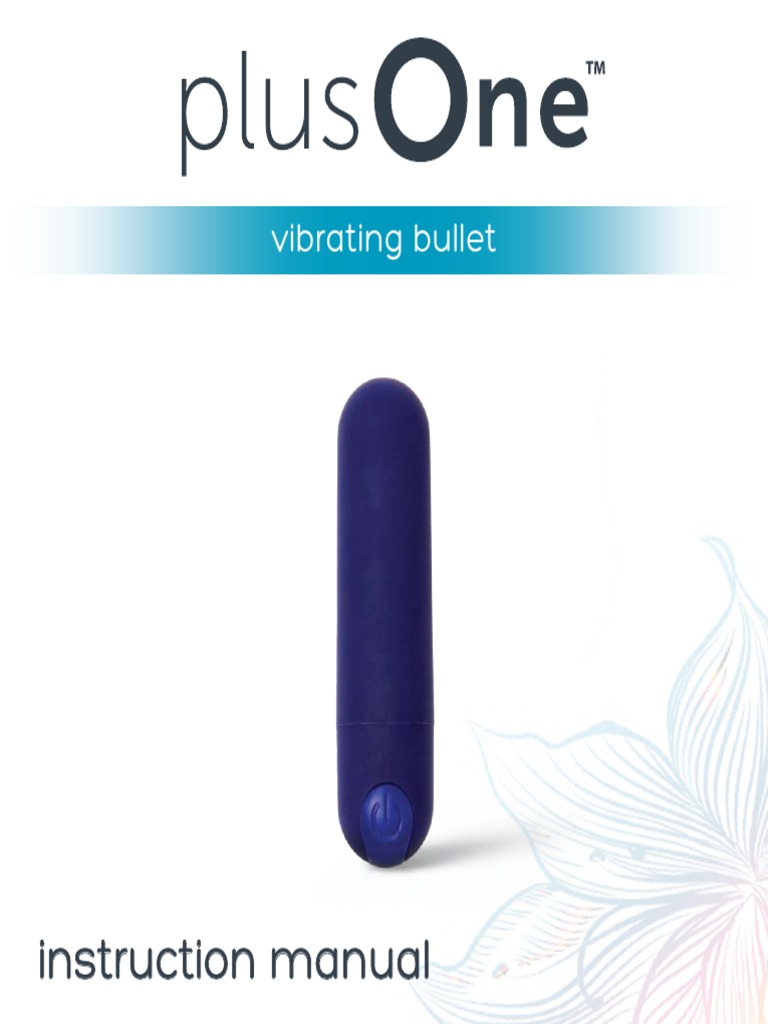 Plus One Vibrating Bullet Instructions | PDF