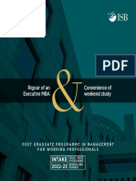 ISB PGPPRO Brochure