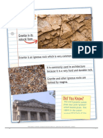 Rocks and Soils Fact Sheets