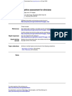 Cognitive Assessment For Clinicians