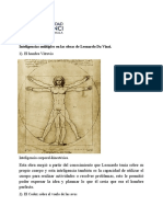 10 Obras de Leonardo Da Vinci y Las Inteligencias Multiples