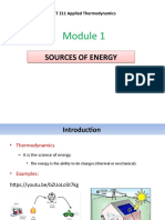 Module 1 Energy Sources