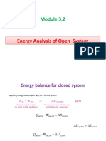 Module 3.2 Energy Analysis of Open System