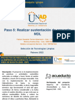 Tarea5 - Presentación Selección de Tecnologías - Versión 10 de Febrero