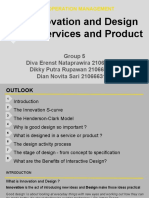 Inovation and Design in Services and Product