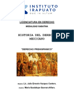 Licenciatura en Derecho: Derecho prehispánico