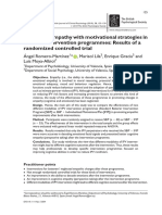 Improving Empathy With Motivational Strategies in Batterer Intervention Programmes: Results of A Randomized Controlled Trial