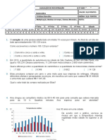 Avaliação de Recuperação de Matemática