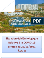 Situation Epidemiologique Et Vaccinale Du 23 Novembre 2021