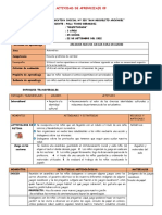 Actividad de Aprendizaje 22 de Setiembre