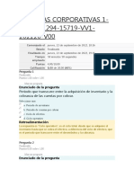 Finanzas Corporativas 1 Autoevaluación de Tercera Unidad