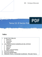 El sector público y sus funciones en