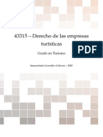 2020 - Derecho de Las Empresas Turísticas