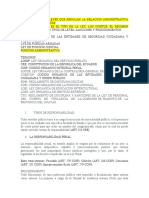 Tarea 5 Leyes Que Regulan La Relacion Administrativa Con Los Funcionarios