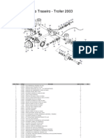 Eixo Traseiro Troller 2003