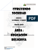 Religión Grado Once