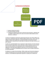 La Teoría de La Contingencia Y COMPORTAMIENTO