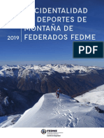 Estudio de Accidentalidad FEDME 2019 - Sin Cortes