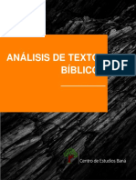 Análisis de Textos Bíblicos