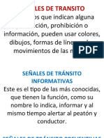 Clasificacion de Las Señales de Transito