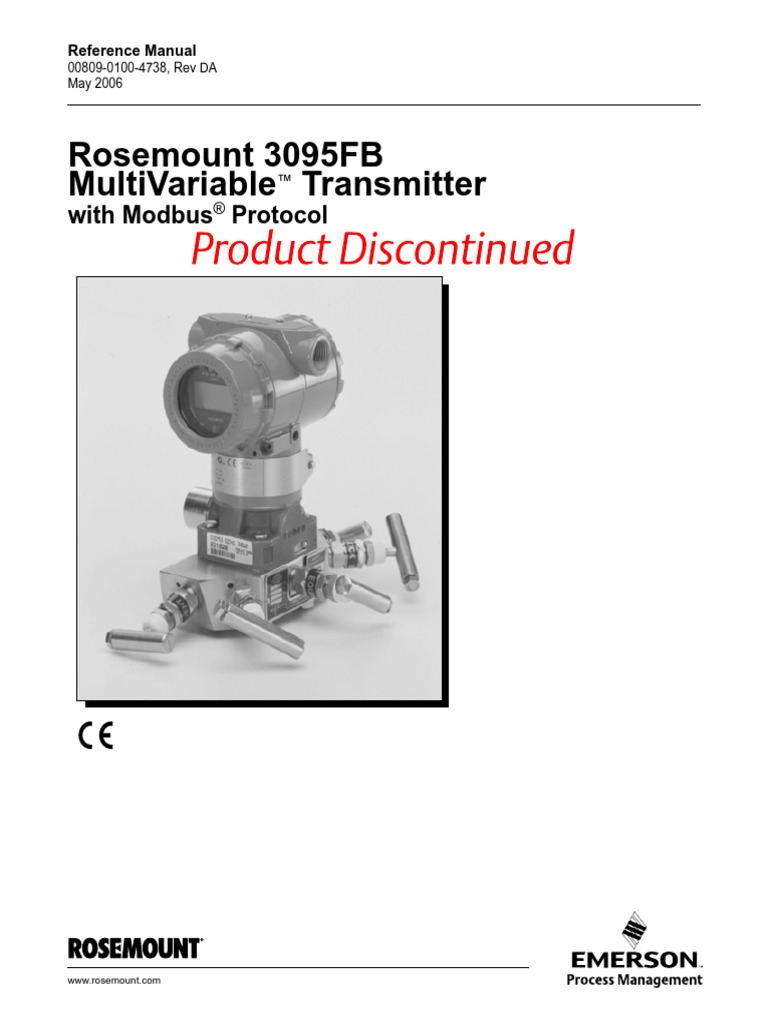 Manual Rosemount 3095fb en 76266 | PDF | Tap (Valve) | Liquids