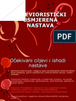 Bihevioristički Usmjerena Nastava