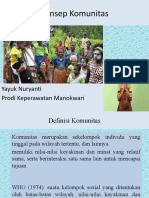 Konsep Komunitas