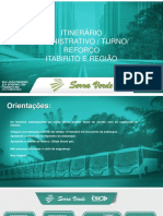 Itinerario Itabirito e Regiao