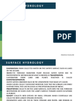 Surface Hydrology and Dewats