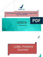 Label Pangan Olahan