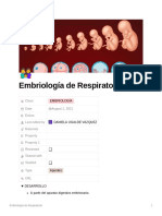 Embriologa de Respiratorio