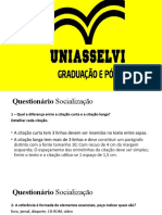 Socialização - Questionário