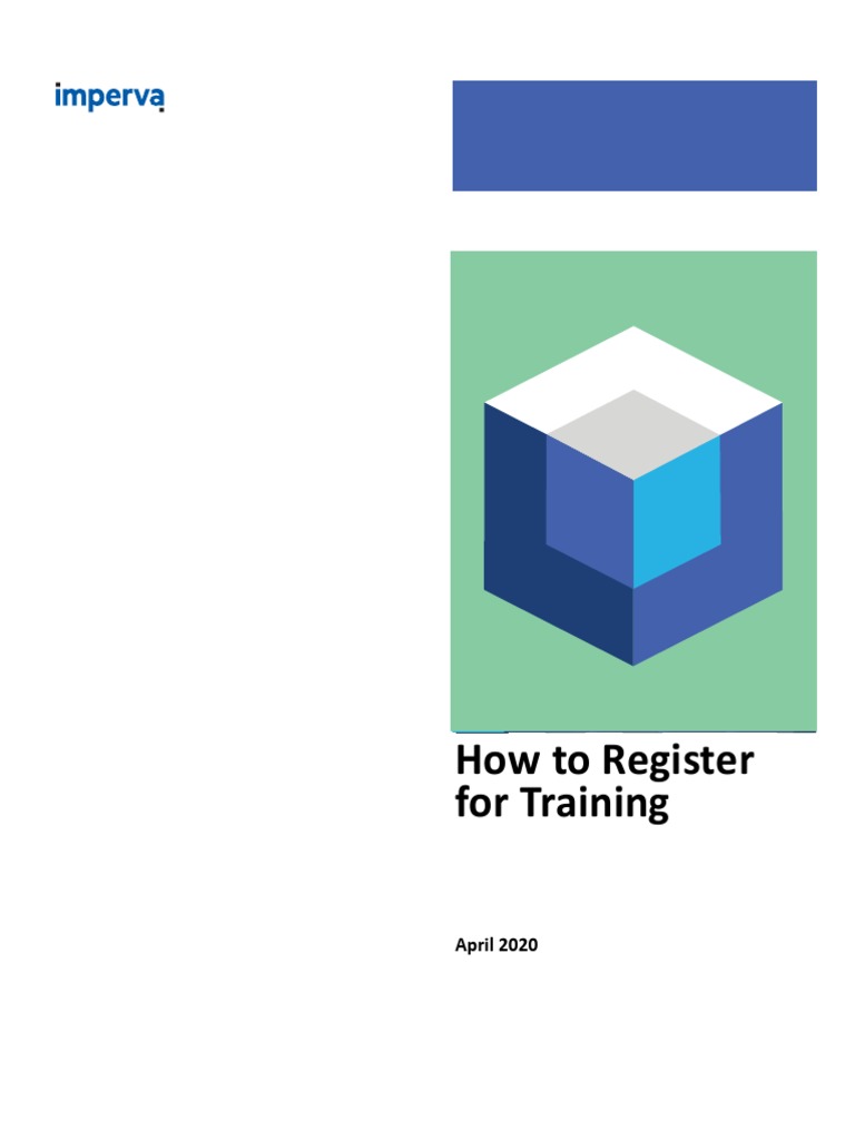 Training Registration Guide | PDF