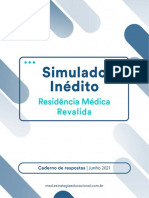 Estratégia MED COMENTÁRIOS - Simulado Inédito para Residência Médica e Revalida CLÍNICA MÉDICA