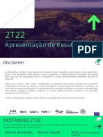 Apresentação de Resultados 2T22