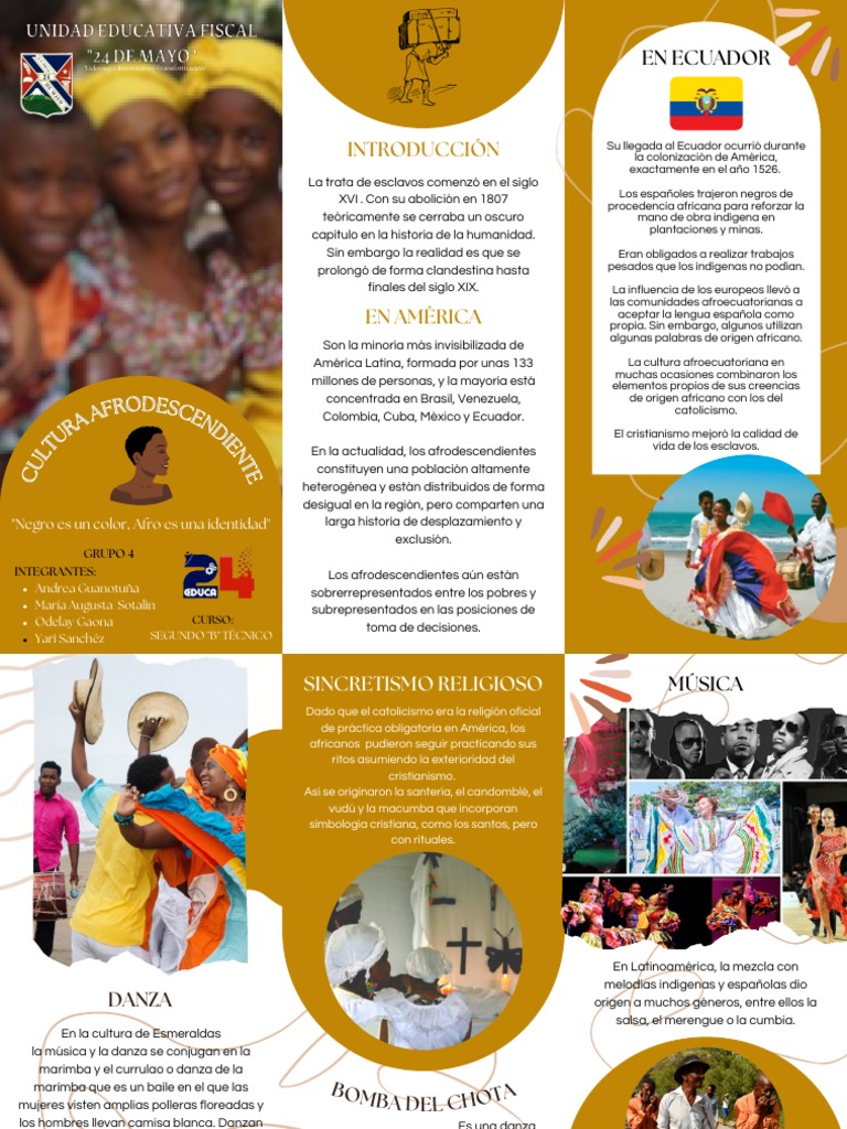 Cultura Afrodescendiente en Ecuador | PDF | Américas | Esclavitud