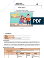 Planificador Semanal 5 años Abril