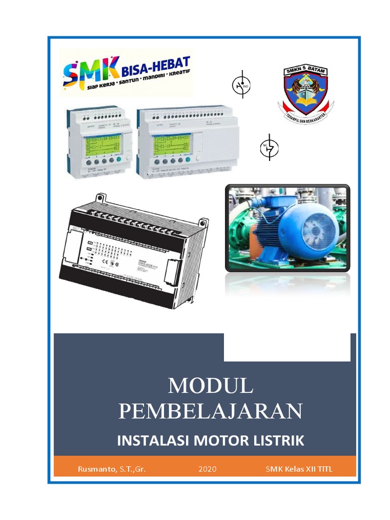 Modul Pembelajaran Instalasi Motor Listrik Word | PDF