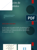 Clasificación de Estados Solidos