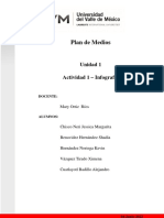 Plan de Medios: Unidad 1 Actividad 1 - Infografía